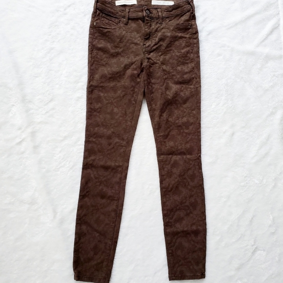 Anthropologie Pilcro Letterpress Serif Jacquard - Picture 7 of 8